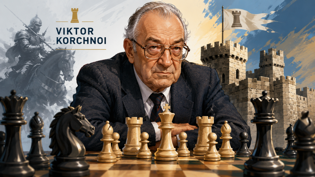 Viktor Korchnoi was one of the toughest players in chess history. He never became World Champion, but he fought for the title and played at the highest level for many decades.