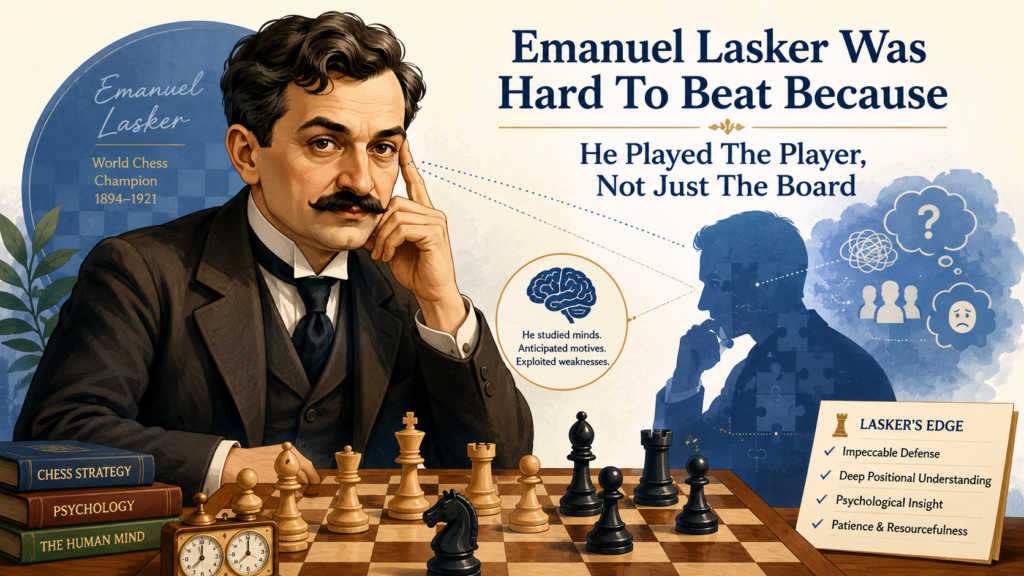 Emanuel Lasker was the second World Chess Champion, and he held the crown from 1894 to 1921. That is the longest title reign in official world chess history. The World Chess Hall of Fame also notes that by the early 1890s, Lasker was already among the top players in the world.