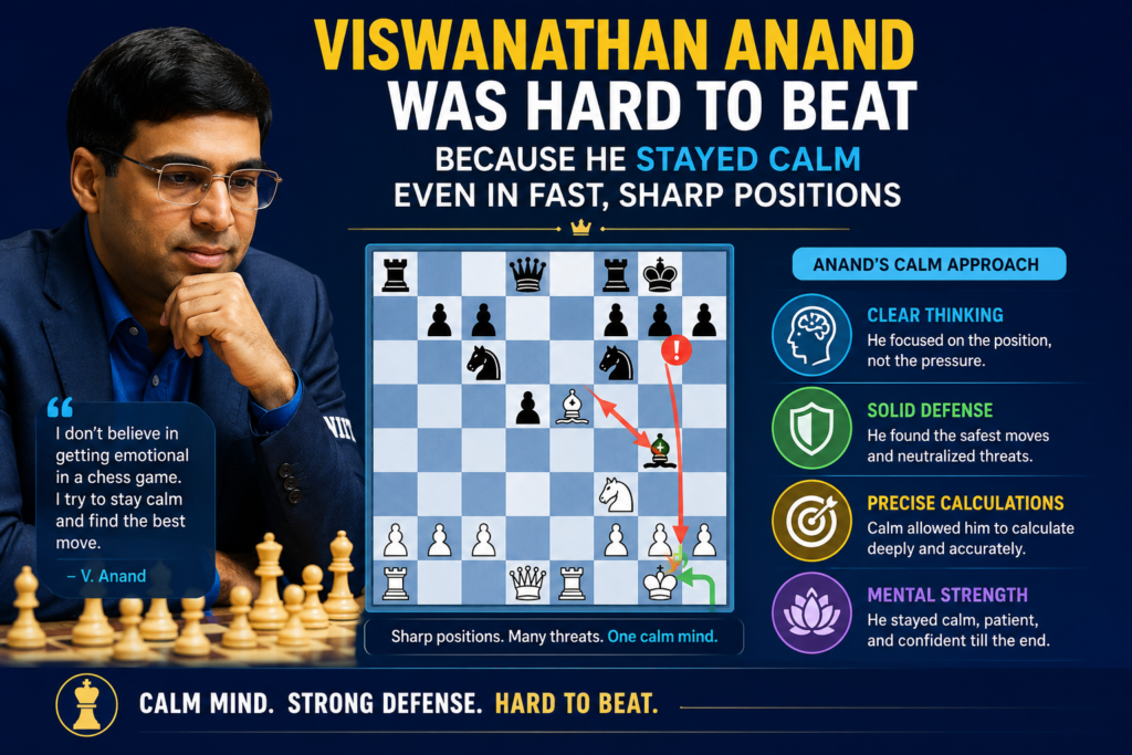 Britannica says Anand won the world chess championship in 2000, 2007, 2008, 2010, and 2012. It also notes that he was the first world chess champion from Asia and was known for quick tactical calculation and success in speed chess.