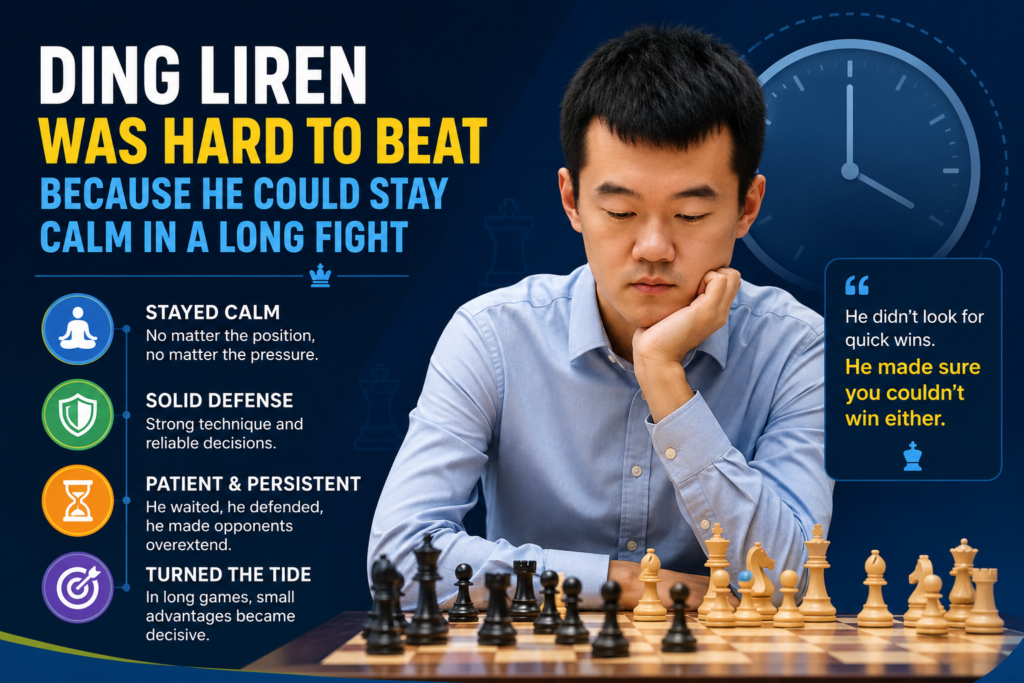 Ding Liren became the 17th world chess champion after defeating Ian Nepomniachtchi in the 2023 FIDE World Championship. FIDE reported that the match went through classical games and into rapid tiebreaks, where Ding won the title.