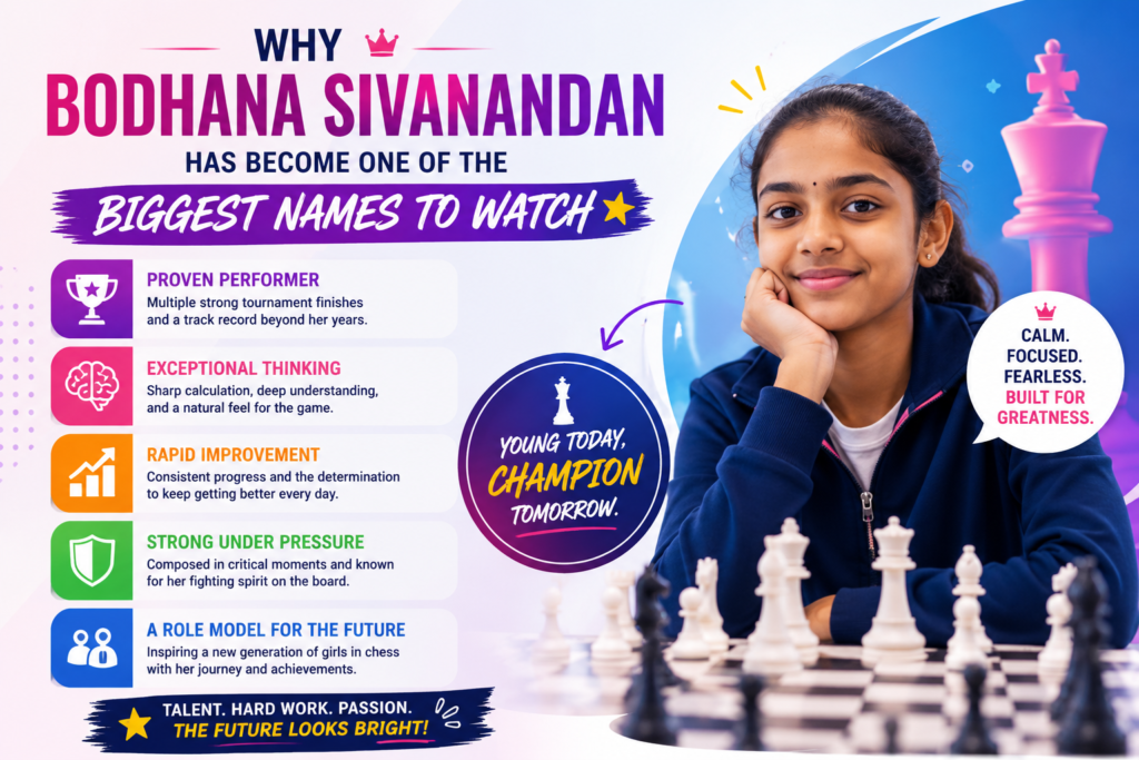 In April 2026, the English Chess Federation said she became England’s top female player at only 11 years old. The same report said she entered the world’s top 100 women and reached a FIDE rating of 2366 after strong results in France, Austria, and Britain’s 4NCL league.