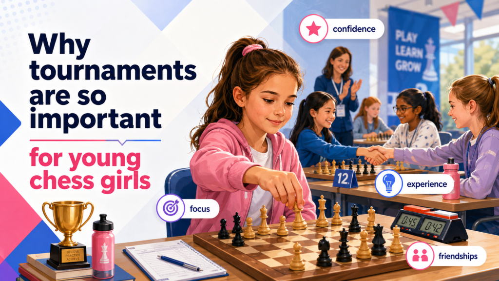 Classes are important. Practice is important. But tournaments teach things that lessons alone cannot teach. In a tournament, a child must sit down, manage nerves, use time well, and make choices without help. That is where chess growth becomes real.