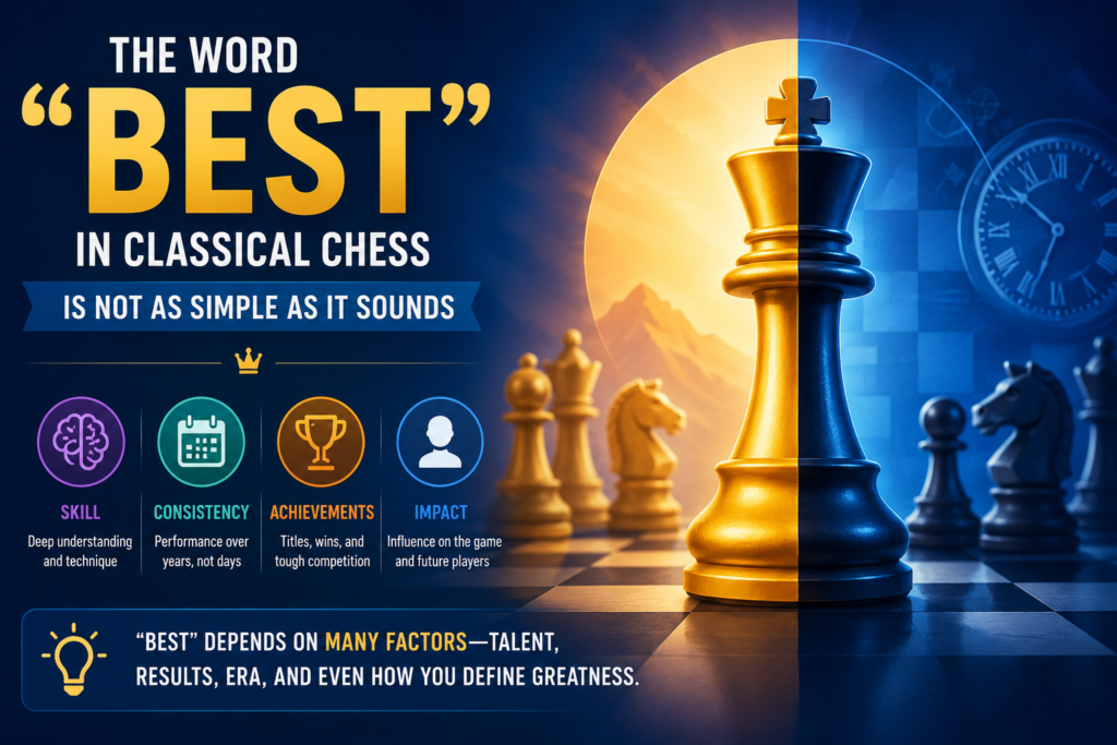 When people ask who the best classical chess player is, they often expect one easy answer. But chess history is long, and each great player faced a different world. Some played before computers. Some played during the rise of chess engines.