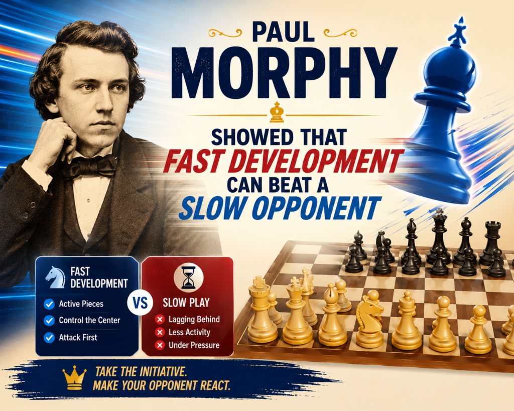 Paul Morphy played before the official world championship era, but many chess fans still see him as one of the greatest natural talents ever. His games are often taught to beginners and young students because his ideas are so clear.