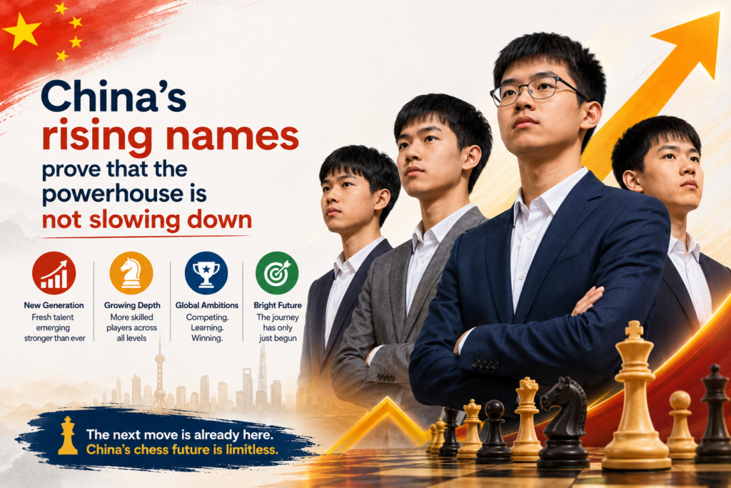 A strong chess country is not only judged by its biggest stars. It is judged by who comes next. That is where China looks very healthy. Players like Bai Jinshi and Xue Haowen show that the pipeline is still alive, still hungry, and still producing serious talent.