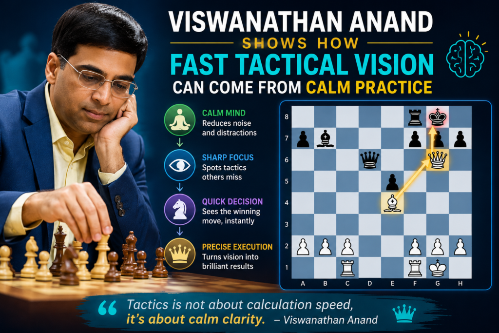 Viswanathan Anand is known for speed, grace, and sharp tactical vision. He became World Chess Champion and stayed among the best players in the world for many years. Many fans call him the “Lightning Kid” because of how quickly he could see strong moves when he was young.