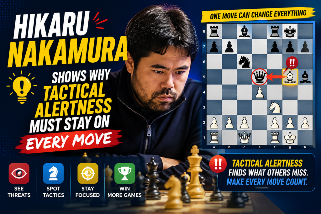 Hikaru Nakamura is one of the best modern tactical players, especially in fast chess. His games often feel like a race where he sees danger and chances before other players can even settle down. He is famous for speed, sharp play, and amazing resourcefulness when the board gets messy.