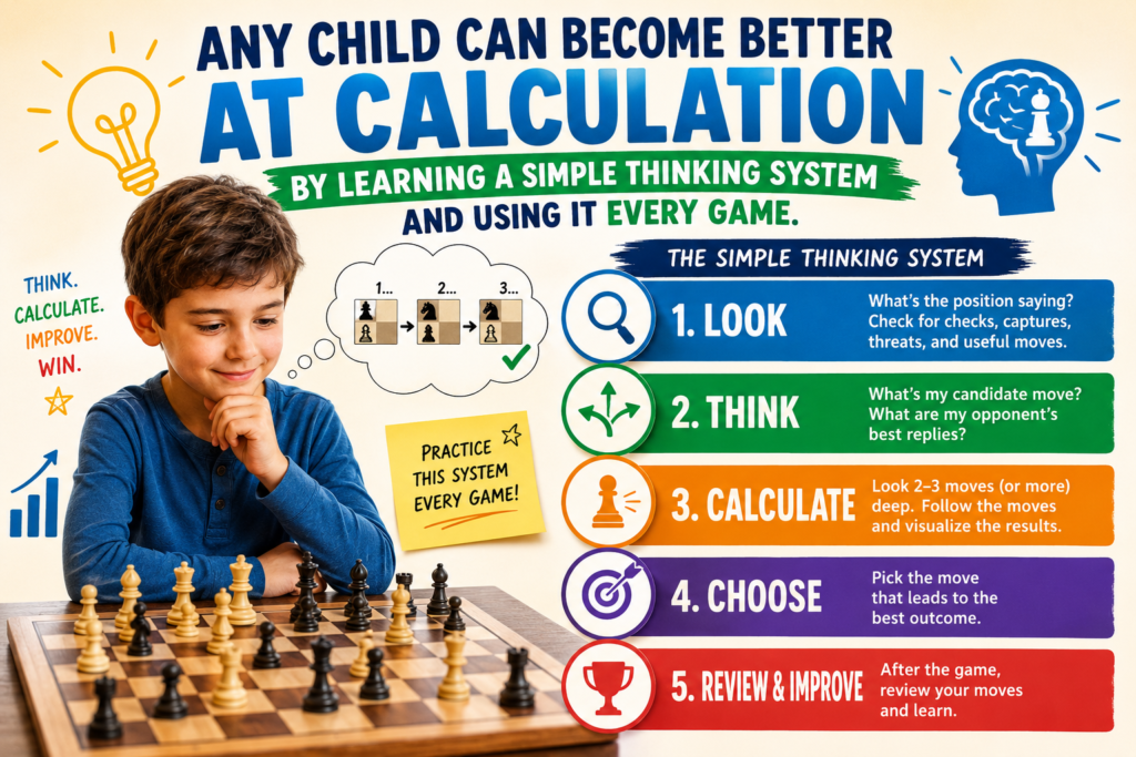 The best calculation monsters may seem far away from normal students. Tal, Kasparov, Anand, Carlsen, Fischer, Polgar, Caruana, Nakamura, Firouzja, and Praggnanandhaa are rare players. But the skill itself is not out of reach. Calculation can be trained.