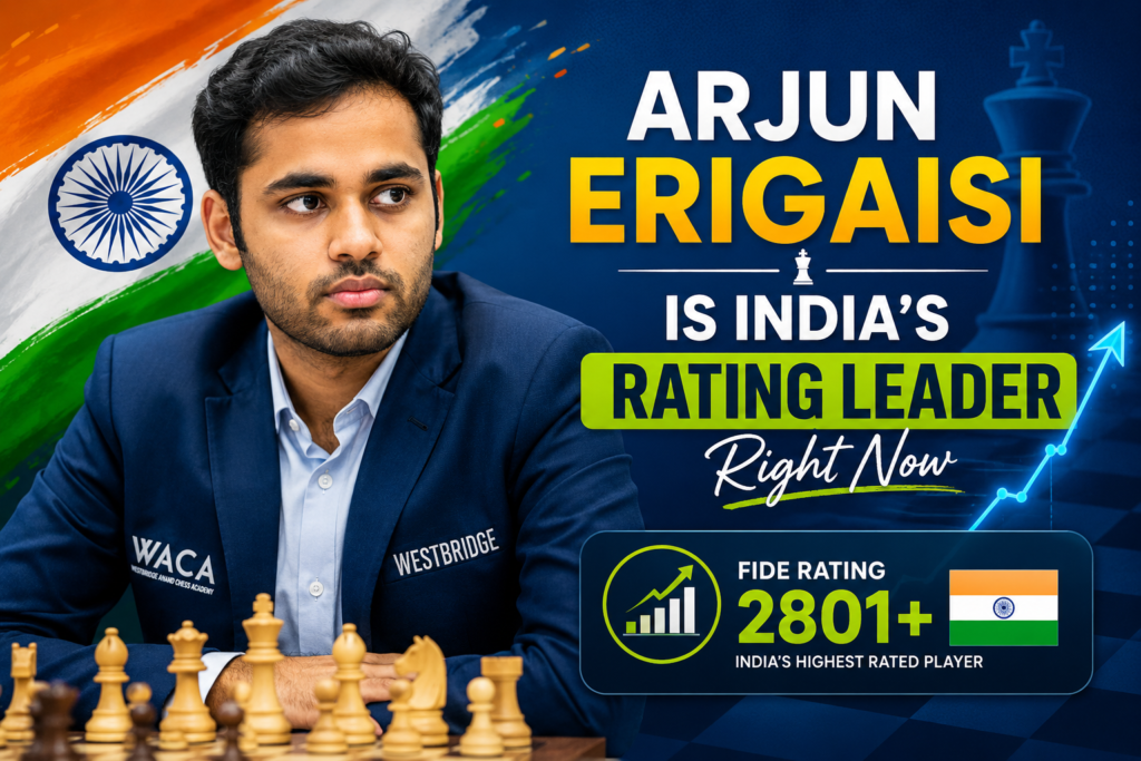 Arjun Erigaisi is one of the most exciting chess players in India because he plays with real fight. He does not just wait for mistakes. He asks questions on the board. He makes his opponents work. That is one reason so many chess fans enjoy watching him.