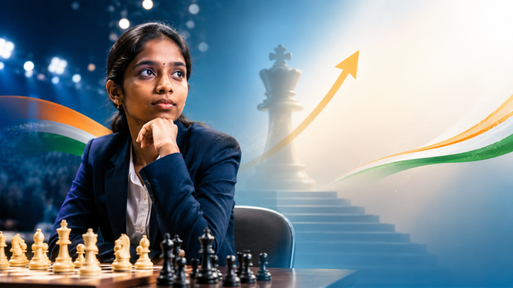R Vaishali has become one of the brightest names in Indian chess. Her rise feels special because it is built on courage, hard work, and a very strong mind. She is no longer only known as Praggnanandhaa’s sister. She is a top player in her own right, and her recent results prove it.