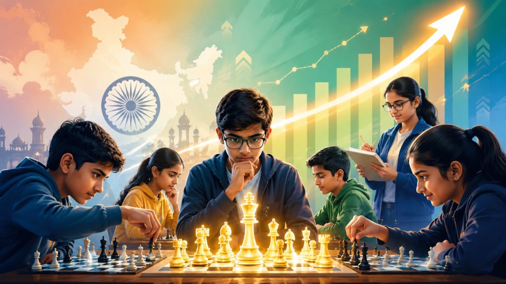 The most exciting thing about Indian chess is not only the top table. It is the next table too. Behind names like Arjun, Gukesh, Pragg, Humpy, Vaishali, and Divya, there is another group growing fast.