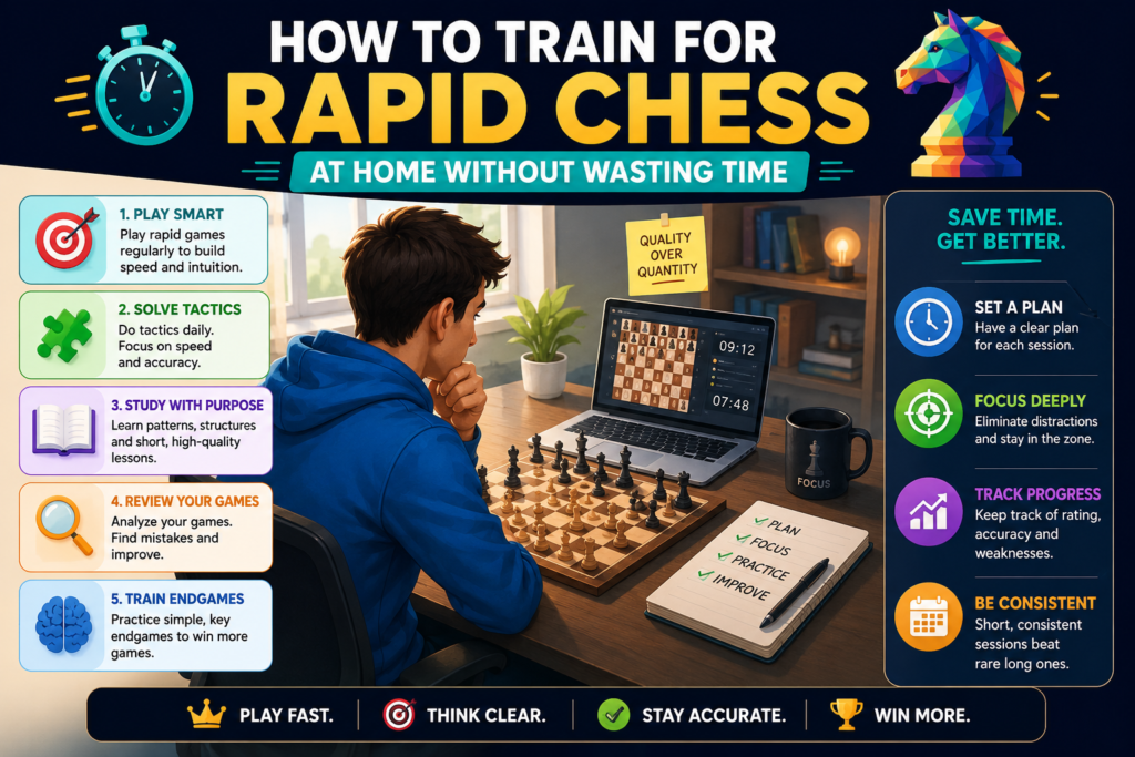 Many parents want to help their child improve, but they do not know what to practice. The answer is not to do everything at once. A child does not need five random chess apps, ten opening courses, and hours of online games. They need a simple plan that builds skill in the right order.
