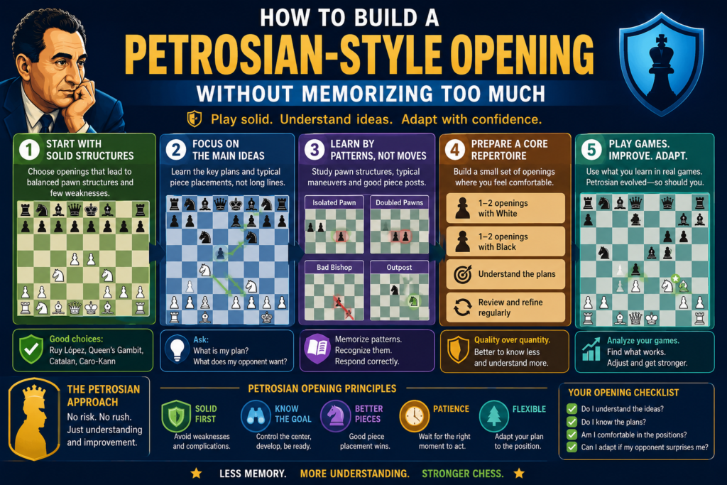 Many kids think openings are about memorizing long lines. They try to remember ten or fifteen moves, but then the opponent plays something different. After that, they feel lost.