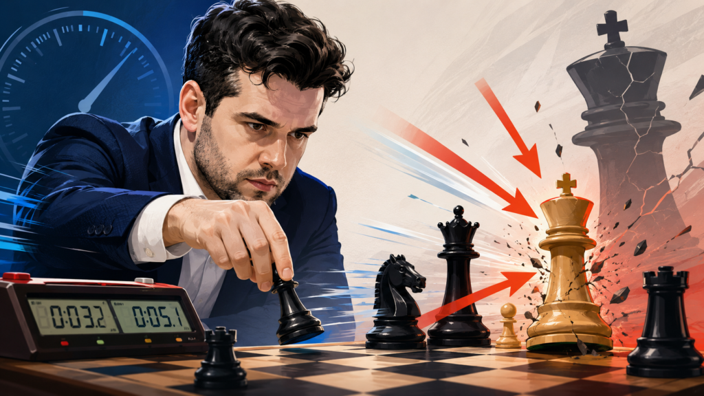 One of the biggest reasons Ian Nepomniachtchi is so dangerous is that he notices when a king is not fully safe. This does not always mean the king is under check. It may only mean the king has fewer defenders, weak dark squares, a loose pawn cover, or pieces that are too far away to help. Nepo is very quick at seeing this.