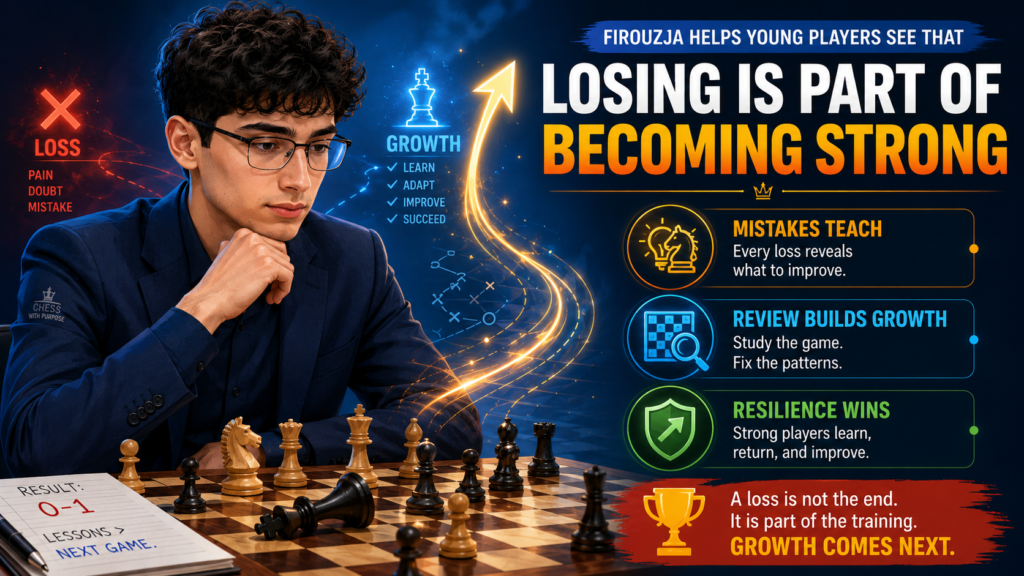 Every great chess player has lost painful games. Firouzja is no different. At the top level, one small mistake can cost the game. The pressure is huge. The world watches. People comment. But strong players keep coming back.