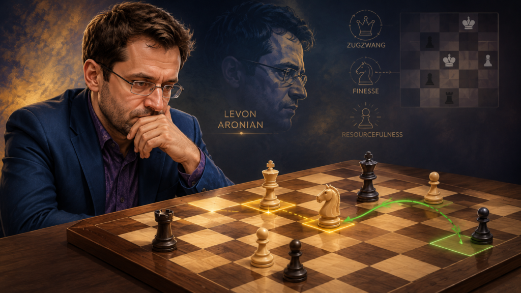 Many players feel excited in the middlegame and bored in the endgame. That is a costly mistake. Endgames are full of hidden chances, especially when one player keeps asking better questions. Aronian’s endgames show that creativity does not end when queens leave the board. It simply changes shape.