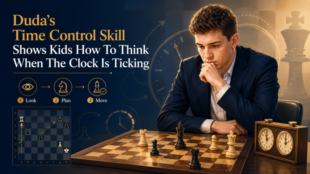 Chess changes when the clock starts to matter. A position that looks clear can suddenly feel messy. A good player can panic with only a few minutes left. A winning player can throw away the game by moving too fast. This is why time control is such a key part of chess strength.