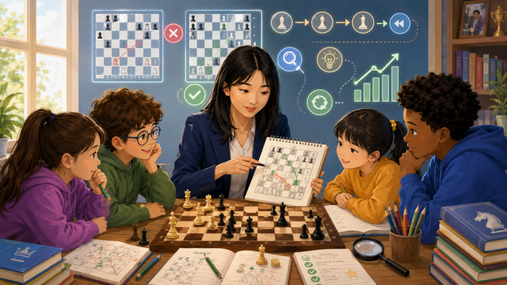 A chess game does not end when the clock stops. For a serious player, that is when the best learning begins. Ju Wenjun’s long success did not come from playing games and forgetting them. 