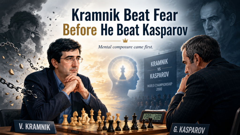One of the biggest battles in chess happens inside the mind. The board has 64 squares, but the real fight often starts before the first move. Many players lose to famous opponents before the game even begins. They see a big name and start doubting themselves.