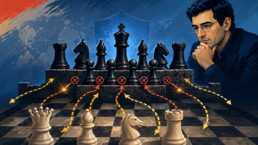 One of the smartest things Kramnik did was study what his opponent loved most. He did not only ask, “What opening do they play?” He asked something deeper. He wanted to know what kind of position made that player feel strong. Then he tried to take that comfort away.