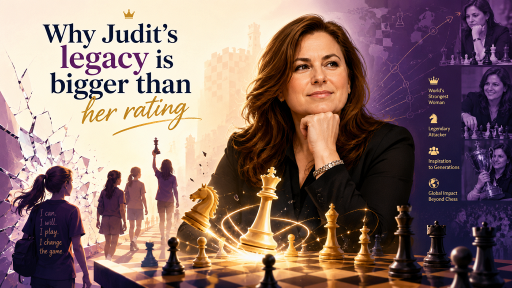 Judit’s peak rating was 2735, and FIDE still lists her standard rating history and profile under Hungary with the grandmaster title. But her true impact is bigger than a number. She changed what young players, parents, coaches, and chess fans believed was possible.