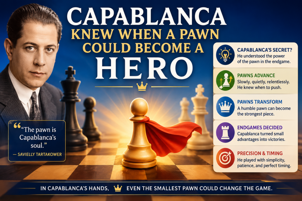 Pawns are small, but in the endgame they can become the whole story. A single passed pawn can force the other king backward. It can tie down a rook. It can make the opponent give up a piece. It can become a queen.