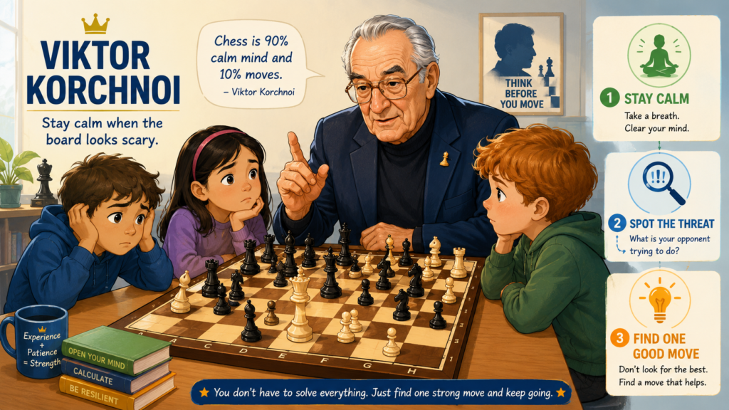 Most young players feel happy when they are attacking. That is natural. Checks feel fun. Captures feel strong. A king hunt makes a child feel like the game is going their way. But chess is not always kind. Sometimes the other side attacks first.
