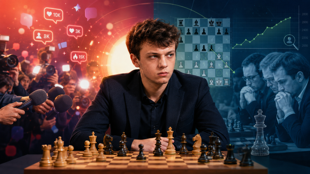 Hans Niemann is one of the most talked-about chess players of this era. His fame is huge, but it did not grow in the same way as Magnus Carlsen’s fame or Viswanathan Anand’s fame.