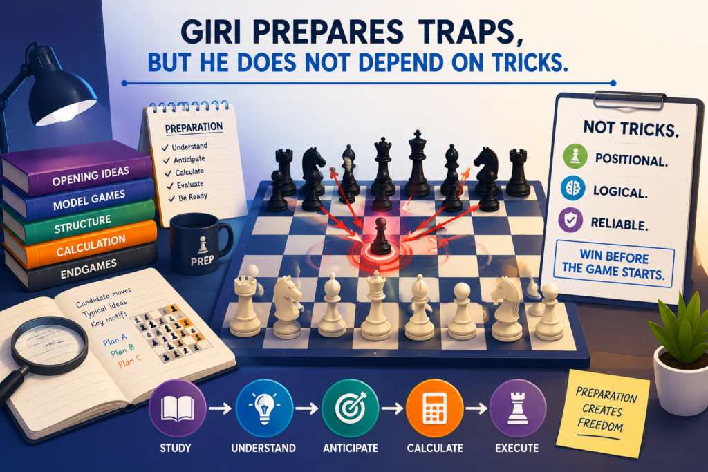 Many kids love traps. That is natural. Traps are fun. It feels great to win a queen in ten moves or checkmate someone who forgot to castle. But there is a danger. If a child only plays for traps, they stop learning real chess. They hope the opponent makes a mistake. When the opponent does not fall for it, the child has no plan.