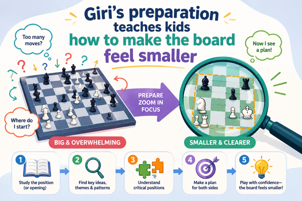 That may sound strange because the chessboard has the same 64 squares for everyone. But in a real game, the player who understands the position better feels like they have more room. The player who is confused feels trapped, even when many legal moves are still there.