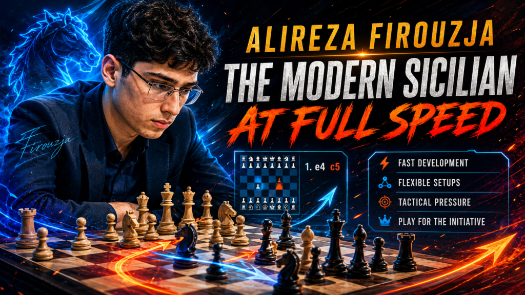 Alireza Firouzja is one of the most exciting modern players to watch. His chess has energy, confidence, and a strong fighting style. When he enters sharp positions, he can make the game feel fast and dangerous.
