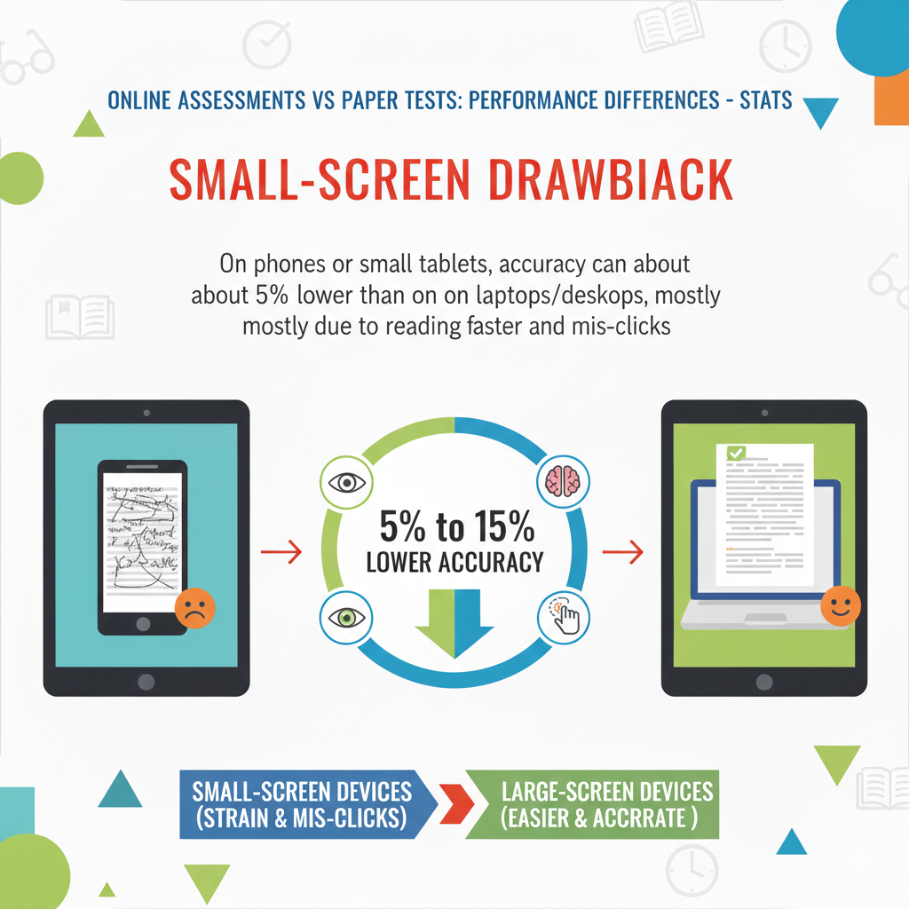 If the real test will be on a laptop or desktop, practice on that type of device. If that is not possible, at least use the largest screen available for practice. If your child must use a tablet, use landscape mode when possible, increase font size if allowed, and keep the screen steady on a table.