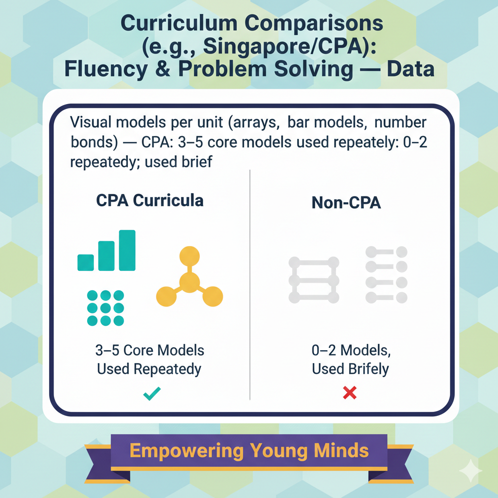 In many non-CPA programs, models appear as decoration, or a new model pops up in each lesson and then disappears. That makes it hard for students to know which model to reach for when the story changes.