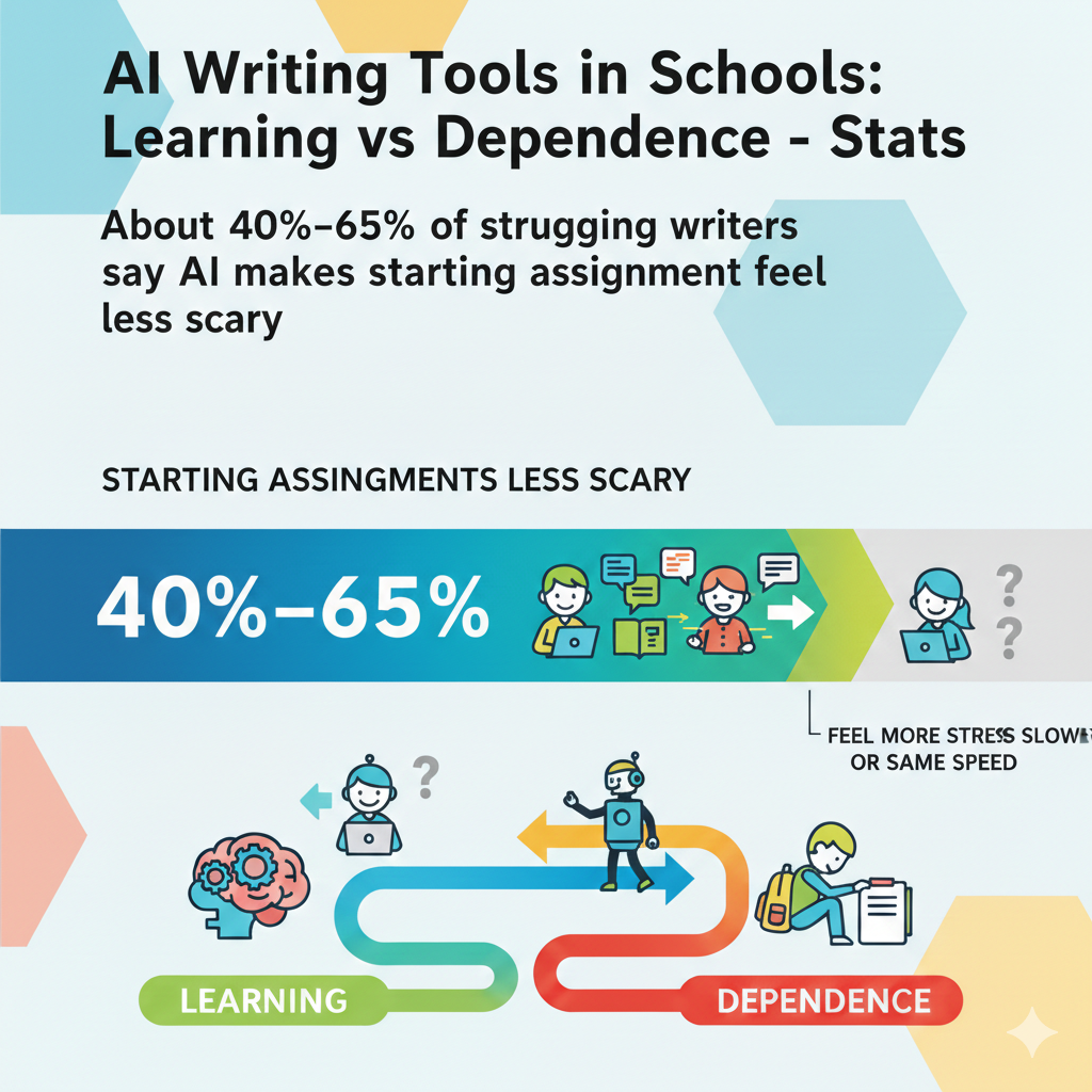 Parents can build courage slowly. Encourage your child to write one paragraph alone before checking AI. Celebrate effort, not perfection.