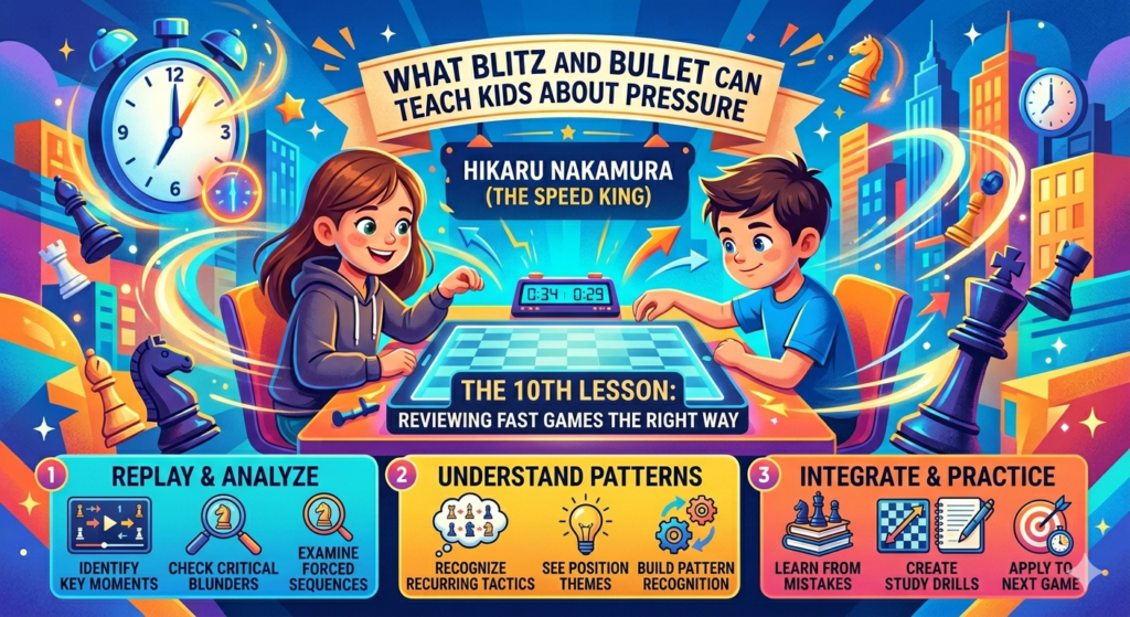 This is common. The child plays fast, loses fast, starts another game fast, and never stops to learn. It feels like practice, but it is mostly noise.