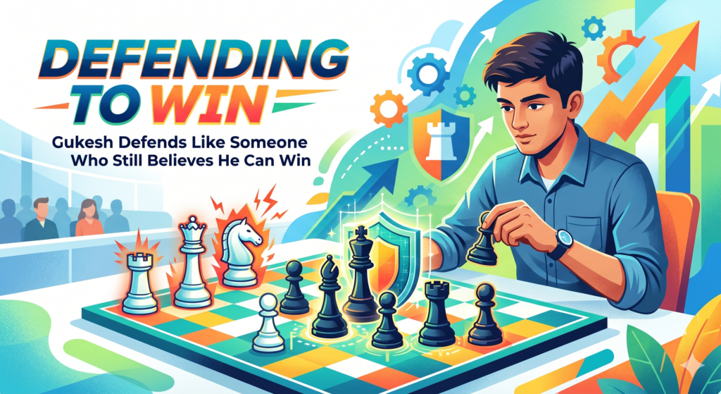 A lot of people love attacking chess, but defense is just as important. In fact, defense may be the part of chess that builds the most character. When a player is worse, tired, or under attack, the easy thing is to panic. The strong thing is to stay present and keep looking for chances.