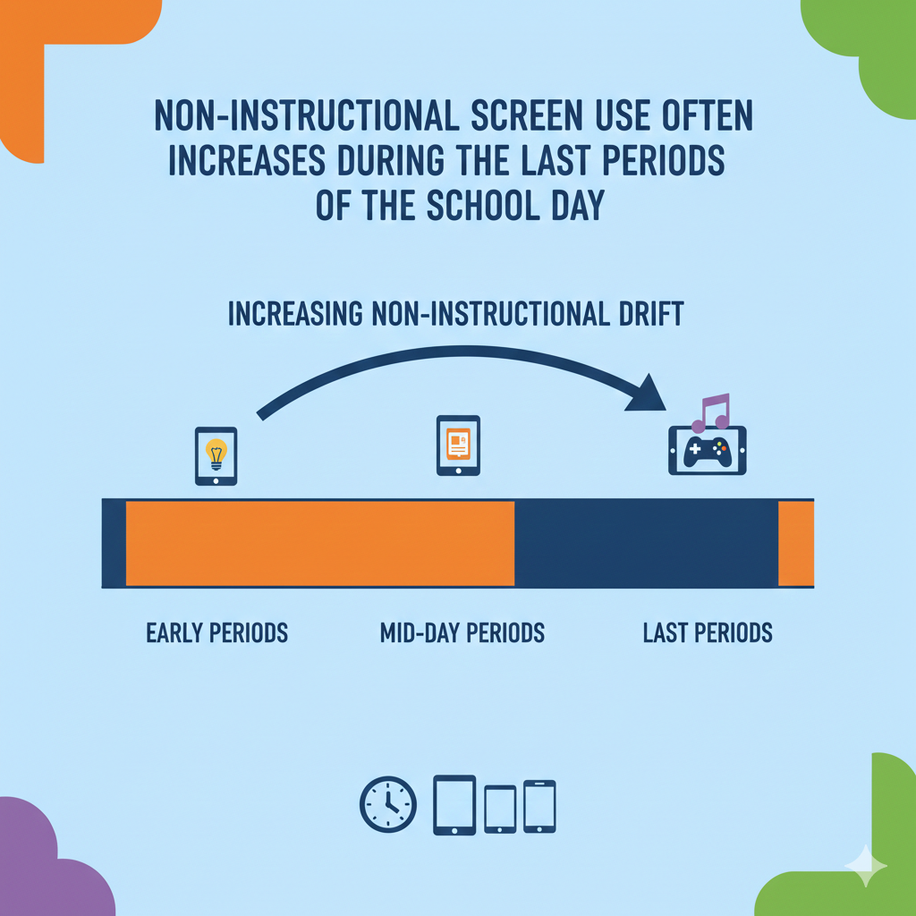 After several hours of thinking, listening, and working, the brain wants relief. Screens provide fast stimulation. That makes them an easy escape.