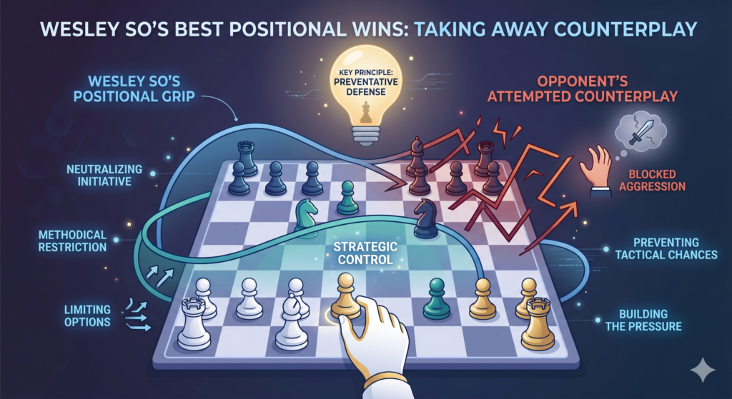 A strong player does not only think about how to win. A strong player also thinks about how not to let the other player escape.