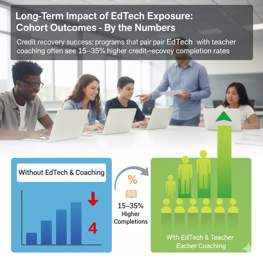 You can use the same approach as prevention. First, create “mini credit recovery” at home. If your child bombed a test, do not just move on. Pick the two or three skill gaps behind that test and rebuild them with EdTech over two weeks. This is credit recovery in small, safe bites.