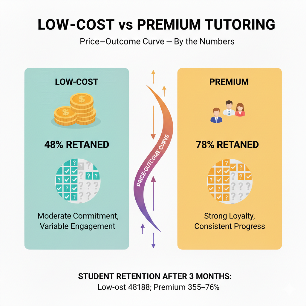 A seventy-eight percent rate suggests the majority see enough value to continue. Longer stays create compounding gains. Skills build on each other, habits form, and test prep has room to do more than cram.