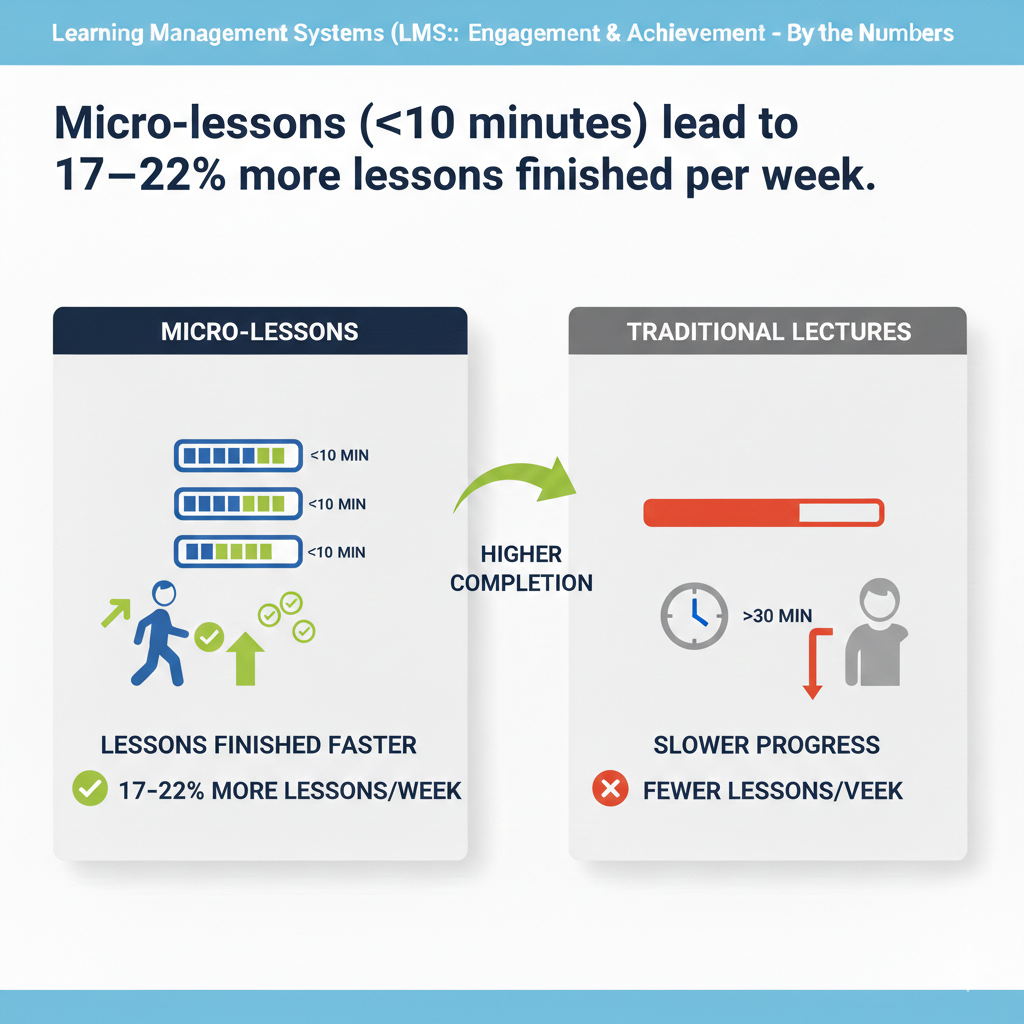 Write each lesson around a single outcome stated in one line at the top. Keep the body tight: a short explanation, a clear example, and a tiny practice. Use plain language and remove extra words. Add a six-to-nine minute video only if it truly helps, and include captions.