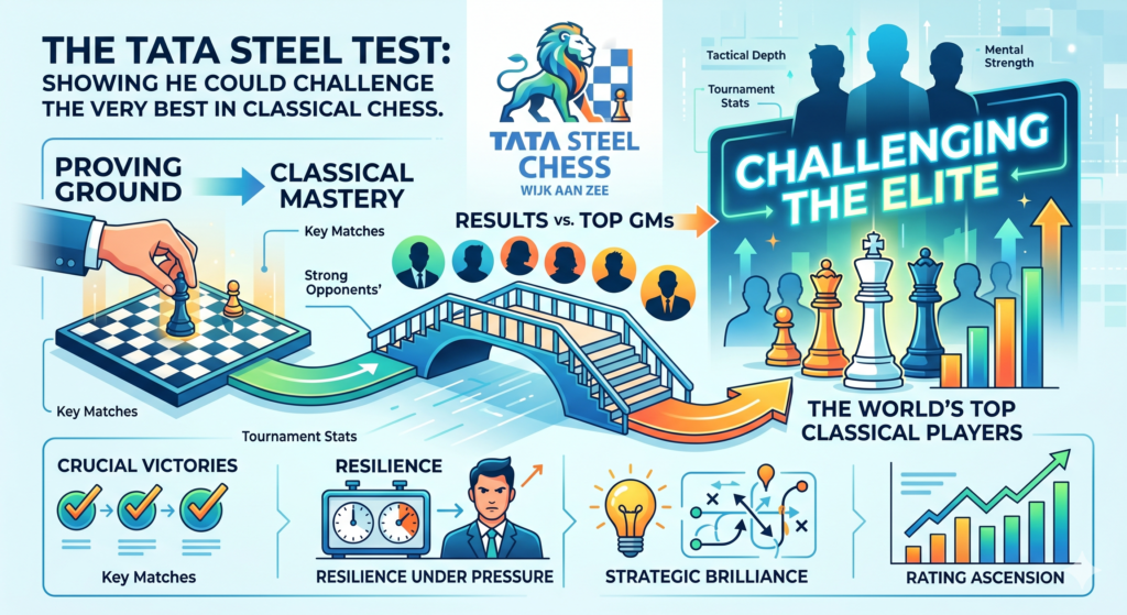 Rapid chess made Nodirbek famous to many fans, but classical chess is another kind of test. Classical games are longer. Players have more time to find defenses. A surprise is not enough. You need deep plans, strong nerves, and the energy to focus for hours.