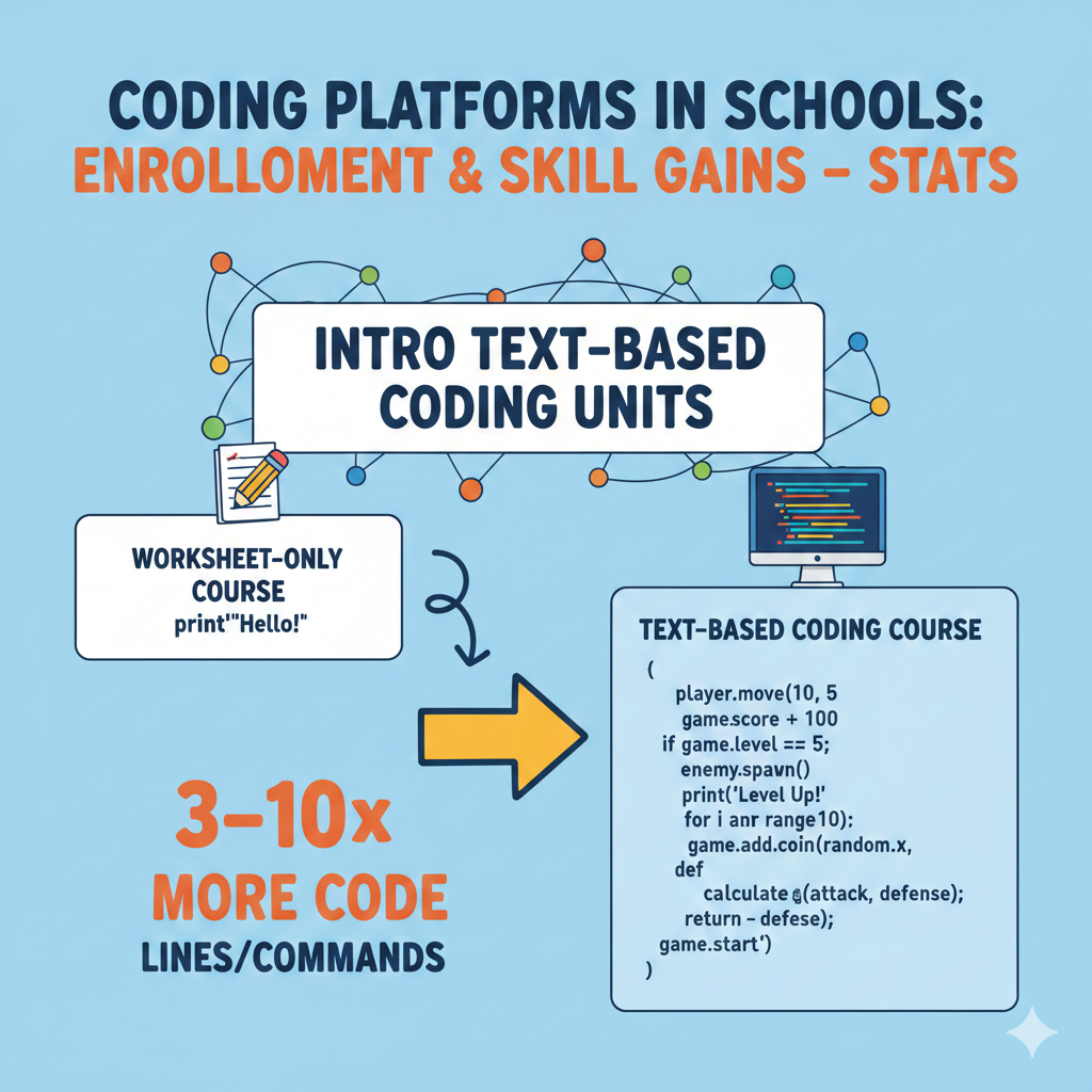 Encourage students to reuse patterns and to keep code clean. They should also learn to read code, not only write it. A student who can explain code is a student who is truly learning.