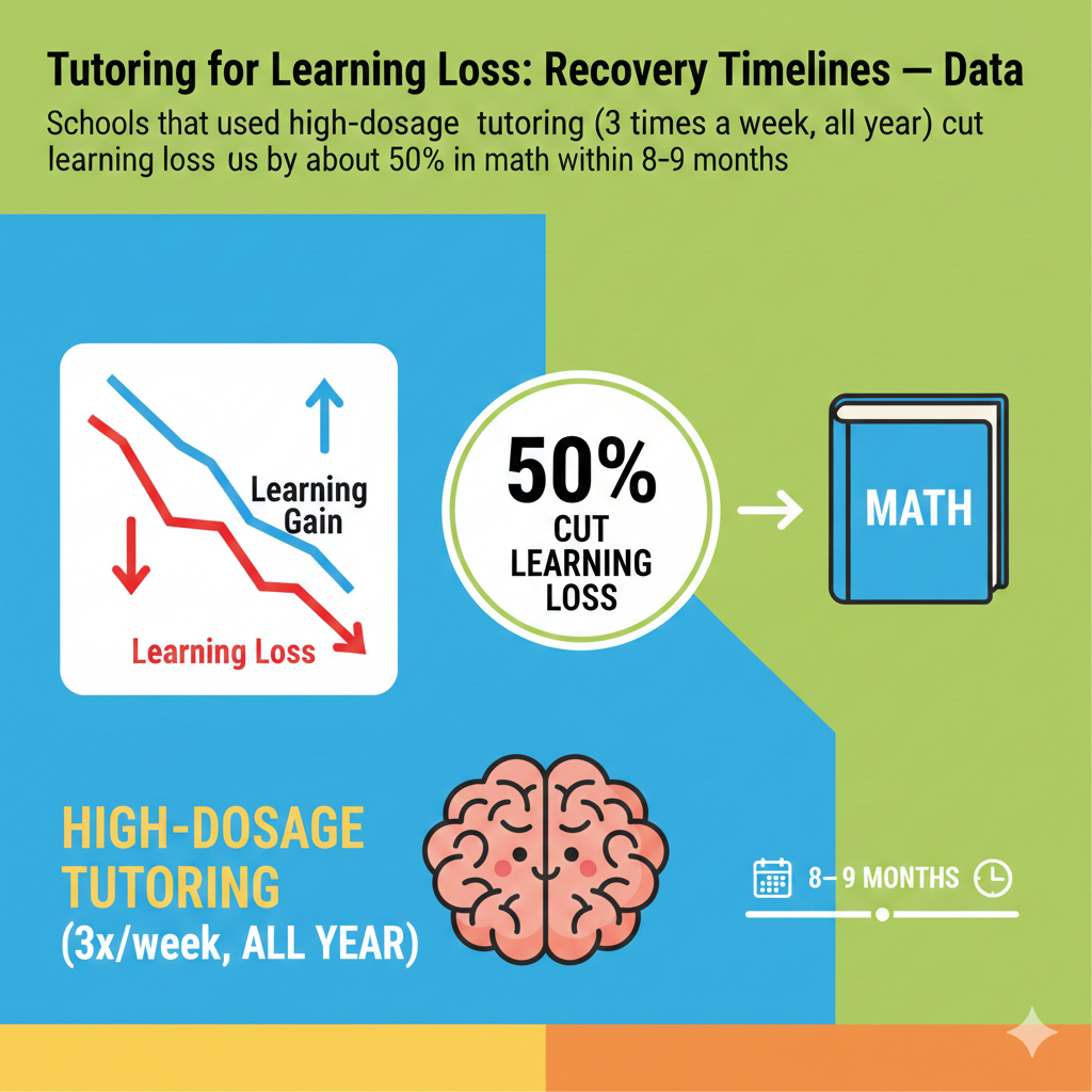 In eight to nine months, many students who were far behind in math can remove half of the gap. They do not leap in one giant jump. They walk forward with steady steps. Each session adds a little more understanding, a little more speed, and a lot more confidence.