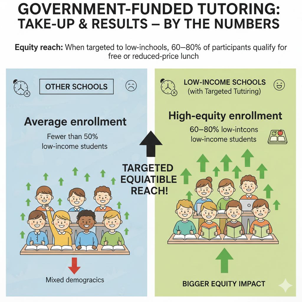 Choose schools and grades with the widest gaps and the least outside options. Use auto-enrollment so students do not need parents to navigate long forms or hard deadlines. Offer sessions inside the school day to avoid transport issues and parent work conflicts.