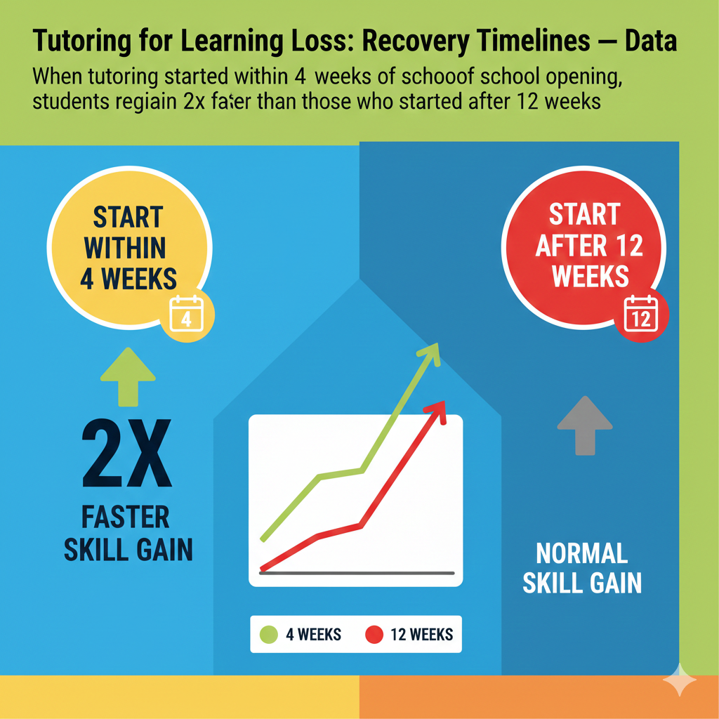 Starting within four weeks stops this spiral. Students relearn core ideas before bad habits form. They join class discussions with more courage and understand homework with less stress. When tutoring waits twelve weeks, the stack of missed ideas is taller. Recovery can still happen, but it takes longer.