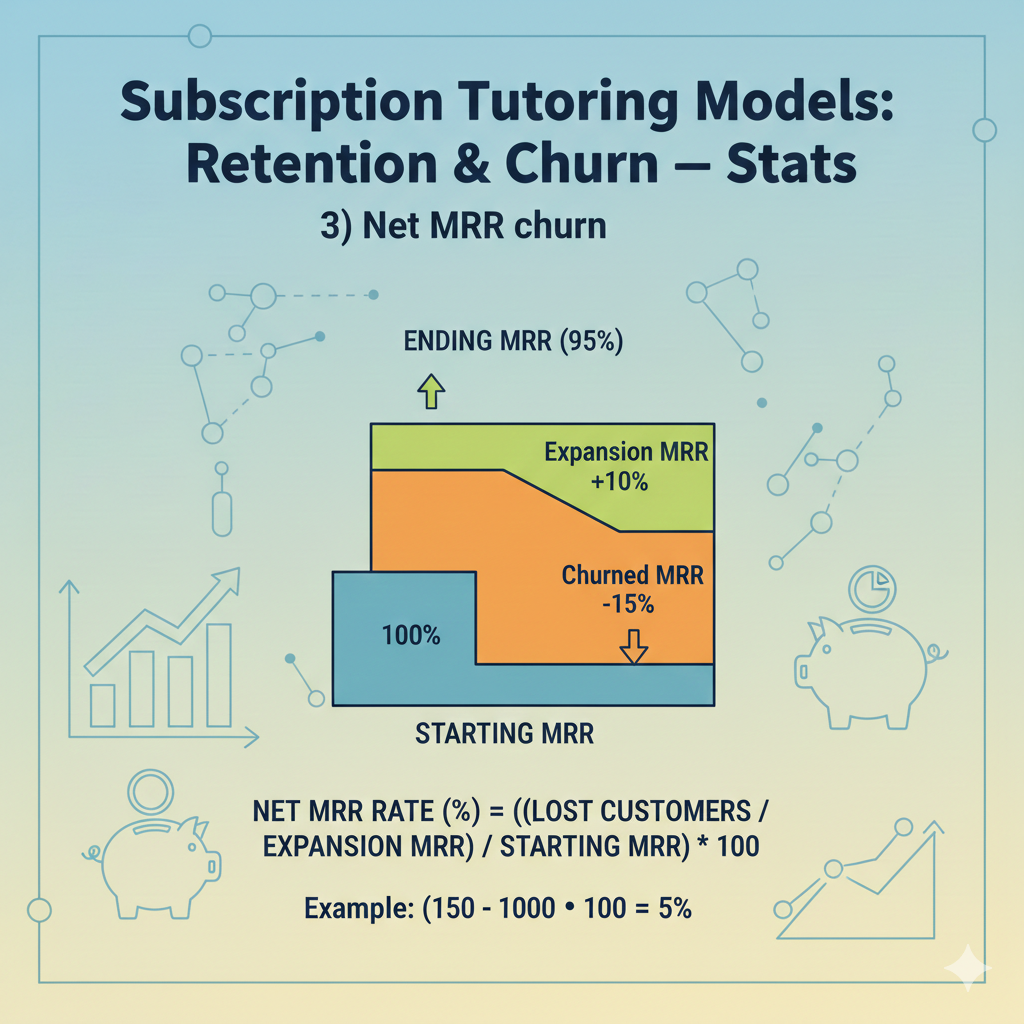 To move net MRR churn toward zero or below, design moments that invite upgrades when the student is ready. Do not push upgrades randomly. Use progress triggers. When a learner completes a unit test with a strong score, offer a fast-track project.