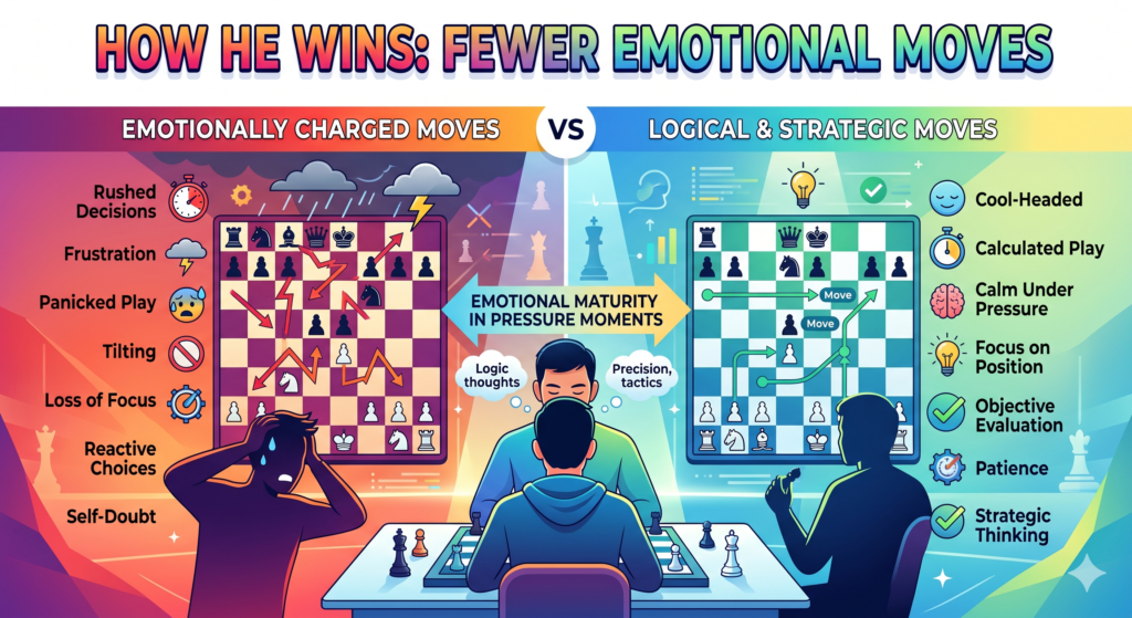 A big mistake in chess is playing the move you want to work, instead of the move the position needs. This happens to beginners all the time. A child sees a check and plays it. A child sees a capture and grabs it. A child wants to attack, so they attack even when their own king is weak.