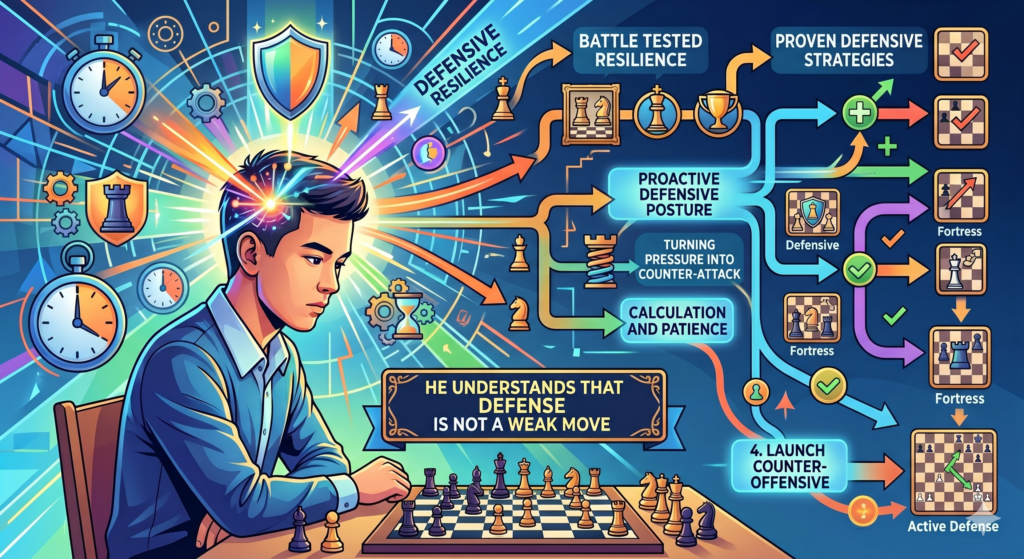 Many kids think defense is boring. They think a good chess player should always attack. But the best players know the truth. Defense is a weapon. If you defend well, the opponent may run out of ideas. They may push too hard. They may leave weaknesses behind. Then the defender becomes the attacker.