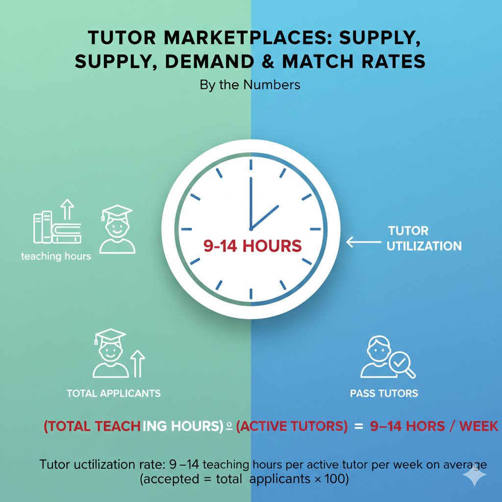 Balanced utilization supports better outcomes because your tutor is present, patient, and focused. When utilization is stable, the marketplace can keep hourly prices predictable and build longer term learning paths. If utilization swings wildly, you might face waitlists during exam season and empty calendars in summer. 